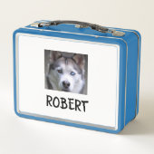 COLLAGE Foto Lunchbox BLAU SKY So anpassen (Rückseite)