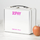 COLLAGE Foto Lunchbox rosa rosa Rosa Rosa zum Anpa (Beispiel)