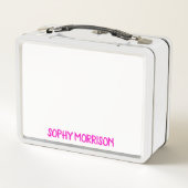 COLLAGE Foto Lunchbox rosa rosa Rosa Rosa zum Anpa (Rückseite)