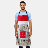 Collage Foto Mama Red Wir Liebe Sie beste Mutter G Schürze (Getragen)