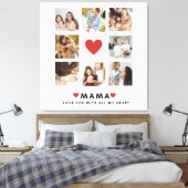 Collage Foto Mama Wir Liebe Sie beste Mutter Gesch Leinwanddruck (Insitu (Schlafzimmer))