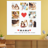 Collage Foto Mama Wir Liebe Sie beste Mutter Gesch Leinwanddruck (Insitu (Wohnzimmer))