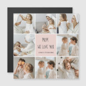 Collage Foto Mama Wir Liebe Sie beste Mutter Gesch Magnetkarte (Vorne/Hinten)