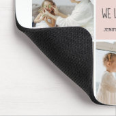 Collage Foto Mama Wir Liebe Sie beste Mutter Gesch Mousepad (Ecke)