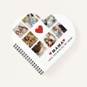 Collage Foto Mama Wir Liebe Sie beste Mutter Gesch Notizblock (Vorderseite)