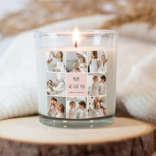 Collage Foto Mama Wir Liebe Sie beste Mutter Gesch Quadratischer Aufkleber