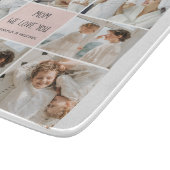 Collage Foto Mama Wir Liebe Sie beste Mutter Gesch Schneidebrett (Ecke)