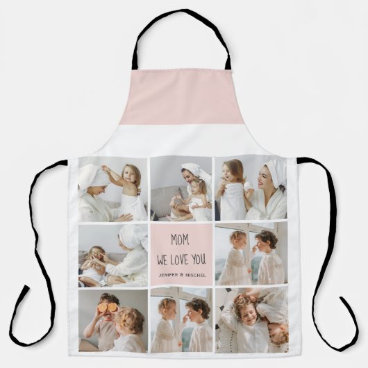 Collage Foto Mama Wir Liebe Sie beste Mutter Gesch Schürze (Vorderseite)