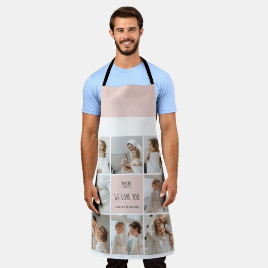 Collage Foto Mama Wir Liebe Sie beste Mutter Gesch Schürze (Getragen)