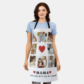 Collage Foto Mama Wir Liebe Sie beste Mutter Gesch Schürze (Getragen)