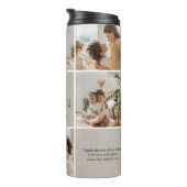 Collage Foto Mama Wir Liebe Sie Thermosbecher (Nach rechts gedreht)