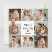 Collage Foto | Mein Vater ist mein Valentingeschen (Vorderseite)