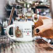 Collage Foto | Mein Vater ist mein Valentingeschen Espressotasse