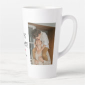 Collage Foto | Mein Vater ist mein Valentingeschen Milchtasse (Rechts)