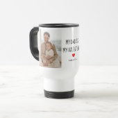 Collage Foto | Mein Vater ist mein Valentingeschen Reisebecher (Vorderseite Links)