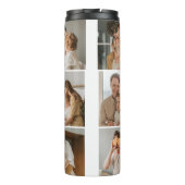 Collage Foto | Mein Vater ist mein Valentingeschen Thermosbecher (Rückseite)