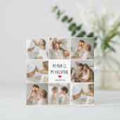 Collage Foto | Meine Mama ist mein Valentingeschen (Stehend Vorderseite)