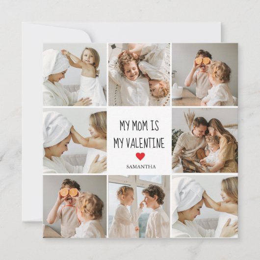 Collage Foto | Meine Mama ist mein Valentingeschen (Vorderseite)