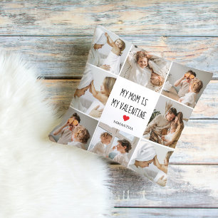 Collage Foto Meine Mama ist mein Valentingeschen Kissen