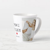 Collage Foto | Meine Mama ist mein Valentingeschen Milchtasse (Rechte Ecke)