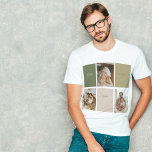 Collage Foto Modernes Bestes Vater je Geschenk T-Shirt<br><div class="desc">Ein Collage Foto Modern Best Vater Ever Geschenk ist eine perfekte Möglichkeit, um Ihre Wertschätzung für Ihren Vater zu zeigen. Dieses Geschenk besteht aus einer Collage im modernen Stil, die mehrere Fotos von Ihnen und Ihrem Vater umfasst und die besonderen Momente und Erinnerungen hervorhebt, die Sie gemeinsam geteilt haben. Die...</div>