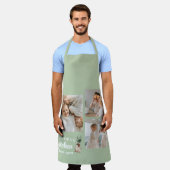 Collage Foto & Opa Küche ist immer geöffnet Schürze (Getragen)