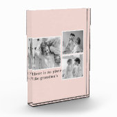 Collage Foto Pastell Pink Bestes Grandma Geschenk (Links)