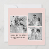 Collage Foto Pastell Pink Bestes Grandma Geschenk (Vorderseite)