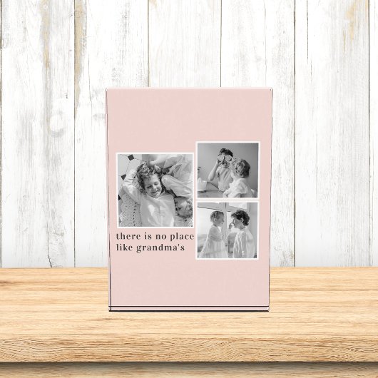 Collage Foto Pastell Pink Bestes Grandma Geschenk