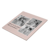 Collage Foto Pastell Pink Bestes Grandma Geschenk Fliese (Seite)
