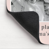 Collage Foto Pastell Pink Bestes Grandma Geschenk Mousepad (Ecke)
