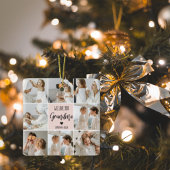 Collage Foto Pink Wir Liebe Sie Oma Bestes Geschen Keramikornament