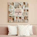 Collage Foto Pink Wir Liebe Sie Oma Bestes Geschen Leinwanddruck<br><div class="desc">"Collage Foto Pink We Liebe You Oma Best Gift" könnte auf ein sentimentales und personalisiertes Geschenk für eine Großmutter beziehen. Dieses Geschenk kann eine Sammlung von Fotos in einem Collage-Format angeordnet, Set vor einem rosa Hintergrund, um eine Touch von Wärme und Weiblichkeit hinzuzufügen. Die Collage kann von Hand oder digital...</div>