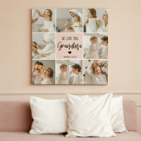 Collage Foto Pink Wir Liebe Sie Oma Bestes Geschen