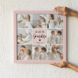 Collage Foto Pink Wir Liebe Sie Oma Bestes Geschen Poster<br><div class="desc">"Collage Foto Pink We Liebe You Oma Best Gift" könnte auf ein sentimentales und personalisiertes Geschenk für eine Großmutter beziehen. Dieses Geschenk kann eine Sammlung von Fotos in einem Collage-Format angeordnet, Set vor einem rosa Hintergrund, um eine Touch von Wärme und Weiblichkeit hinzuzufügen. Die Collage kann von Hand oder digital...</div>