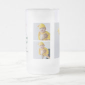 Collage Foto und farbenfroh fröhlich | Happy Holid Mattglas Bierglas (Mittel)