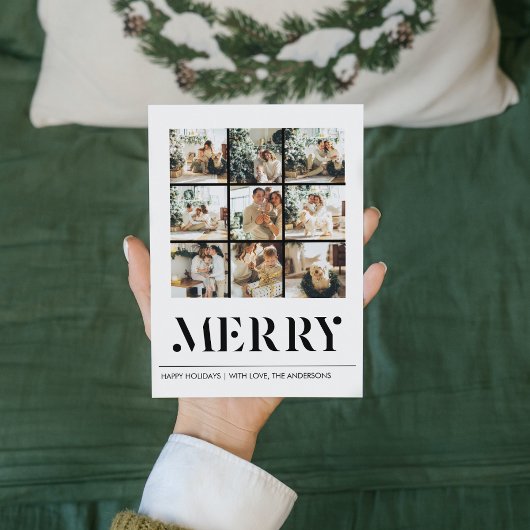 Collage Foto und Merry | Happy Holiday