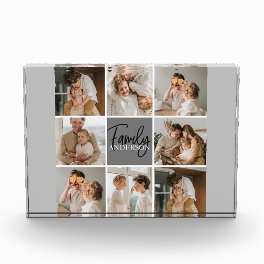 Collage Foto und Personalisierte Graugeschenke (Vorderseite)