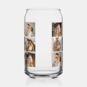 Collage Foto und Personalisierte Graugeschenke Dosenglas (Links)