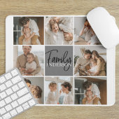 Collage Foto und Personalisierte Graugeschenke Mousepad