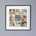 Collage Foto und Personalisierte Graugeschenke Poster<br><div class="desc">Erstellen Sie eine schöne und personalisierte Familienkollage mit acht Fotos, begleitet von einem personalisierten Familiennamen in Grau. Dieses einmalige und nachdenkliche Geschenk eignet sich hervorragend zum Gedenken an besondere Momente und zum Feiern der Liebe und Bindung innerhalb einer Familie. Die Collage umfasst acht sorgfältig ausgewählte Fotos, die Sie zur Verfügung...</div>