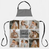 Collage Foto und Personalisierte Graugeschenke Schürze (Vorderseite)