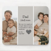 Collage Foto | Vater-Definition-Maus-Pad-Geschenk Mousepad (Vorne)