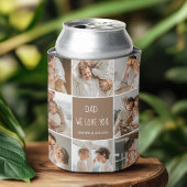 Collage Foto Vater Wir Liebe Sie glückliche Väter Dosenkühler