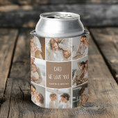 Collage Foto Vater Wir Liebe Sie glückliche Väter Dosenkühler