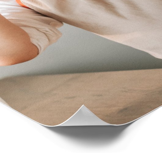 Collage Foto Vater Wir Liebe Sie glückliche Väter Poster (Ecke)