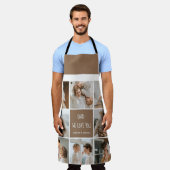 Collage Foto Vater Wir Liebe Sie glückliche Väter Schürze (Getragen)