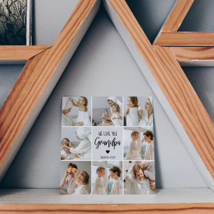 Collage Foto   Wir Liebe Sie Opa-Geschenk