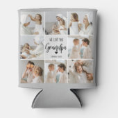 Collage Foto | Wir Liebe Sie Opa-Geschenk Dosenkühler (Vorderseite)