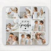 Collage Foto | Wir Liebe Sie Opa-Geschenk Mousepad (Vorne)